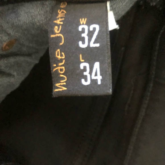 Nudie High Kai Black Black Jeans Size 32 women’s. New! - Picture 8 of 8